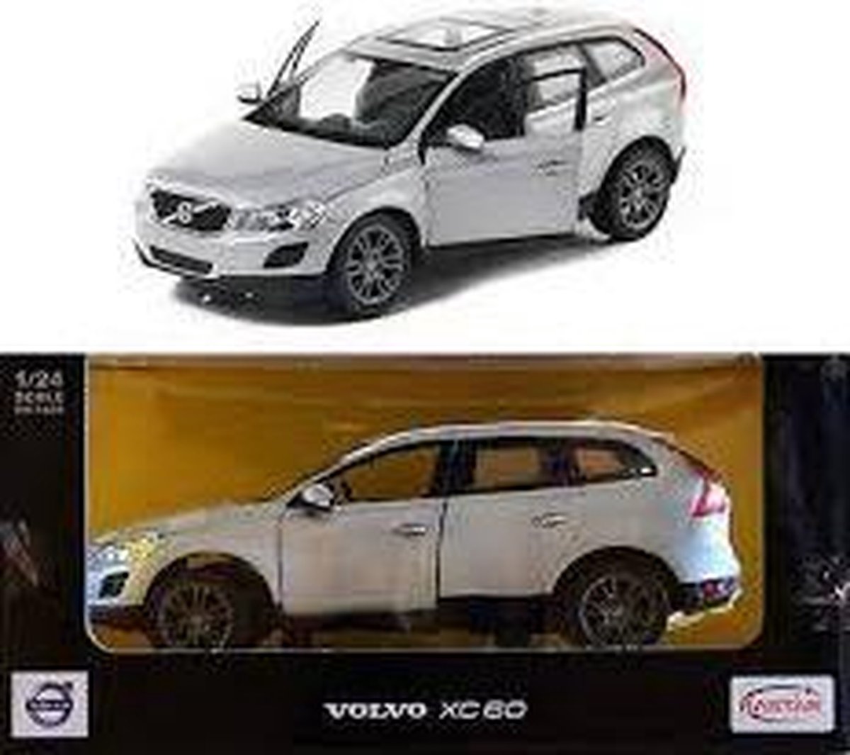 Volvo XC 60 Zilver 1-24 Rastar