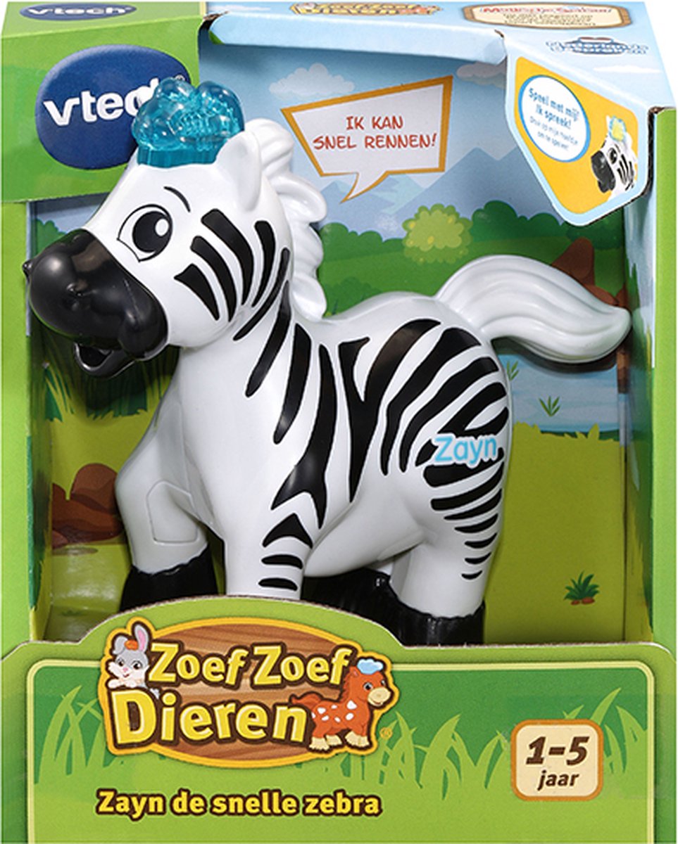 Vtech -  Zoef Zoef Dieren - Zayn de snelle zebra