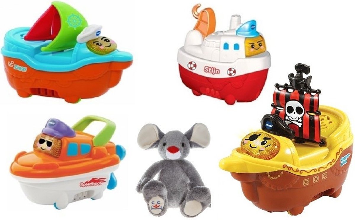 4 stuks Vtech Blub Blub bootjes