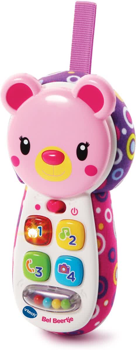 VTech Baby Bel Beertje Roze