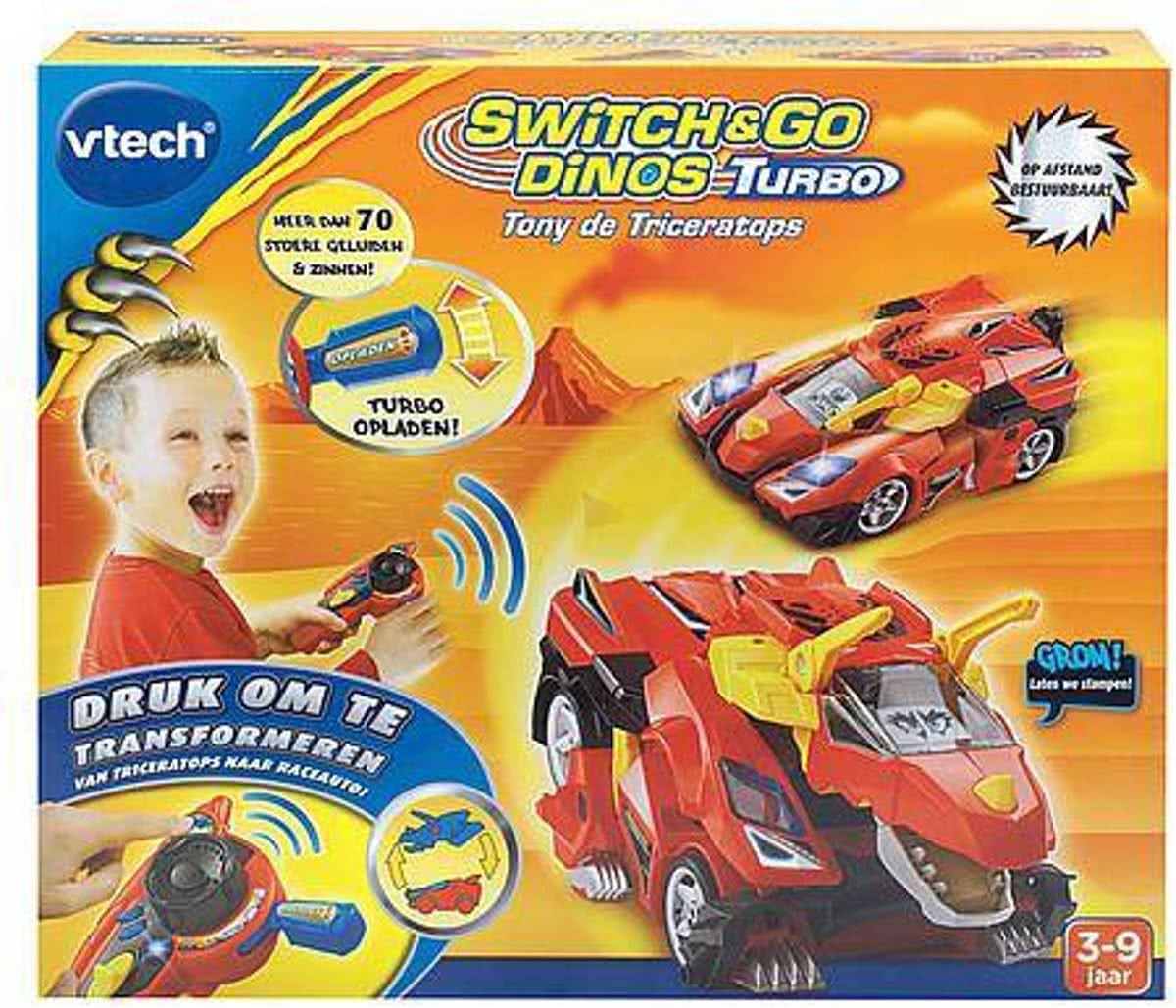 VTech Switch & Go Dinos Turbo Triceratops - Speelfiguur