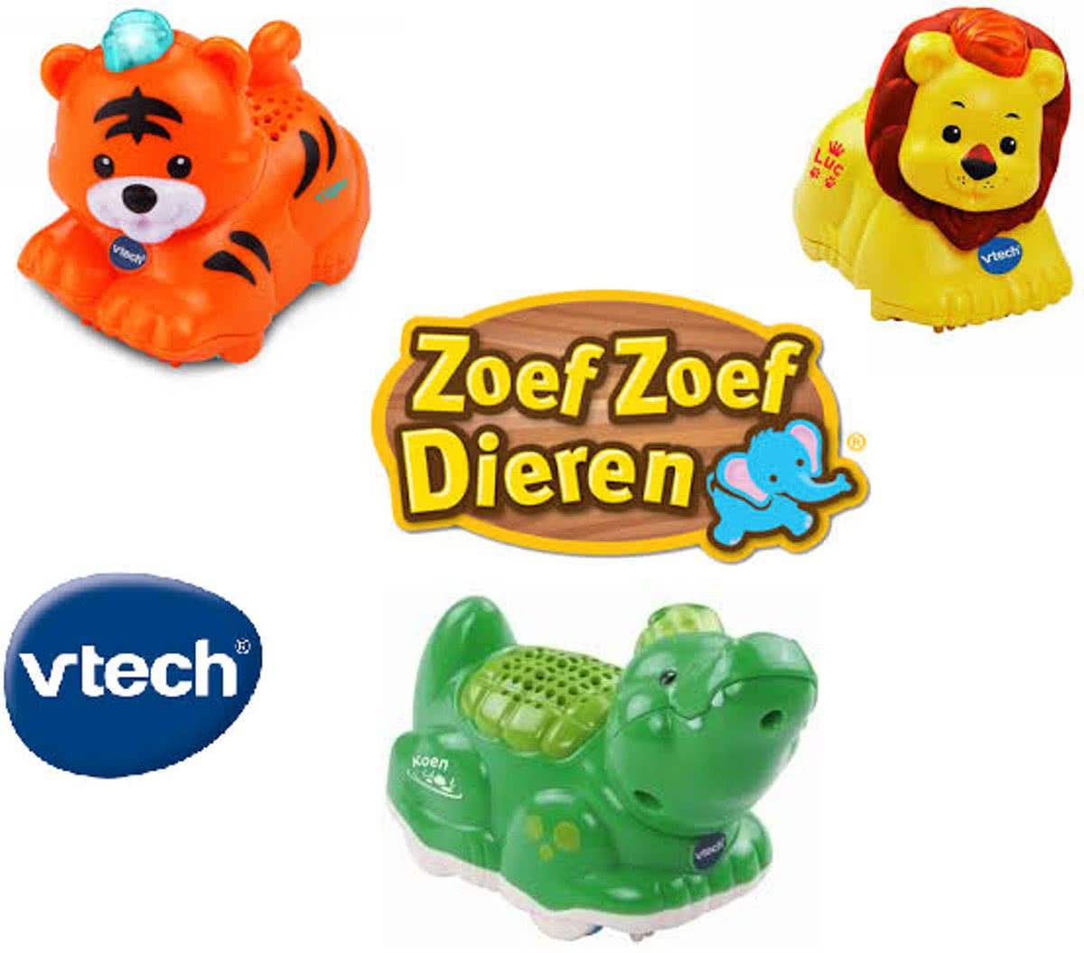 VTech Zoef Zoef Dieren 3 Dieren Set - Speelfiguren