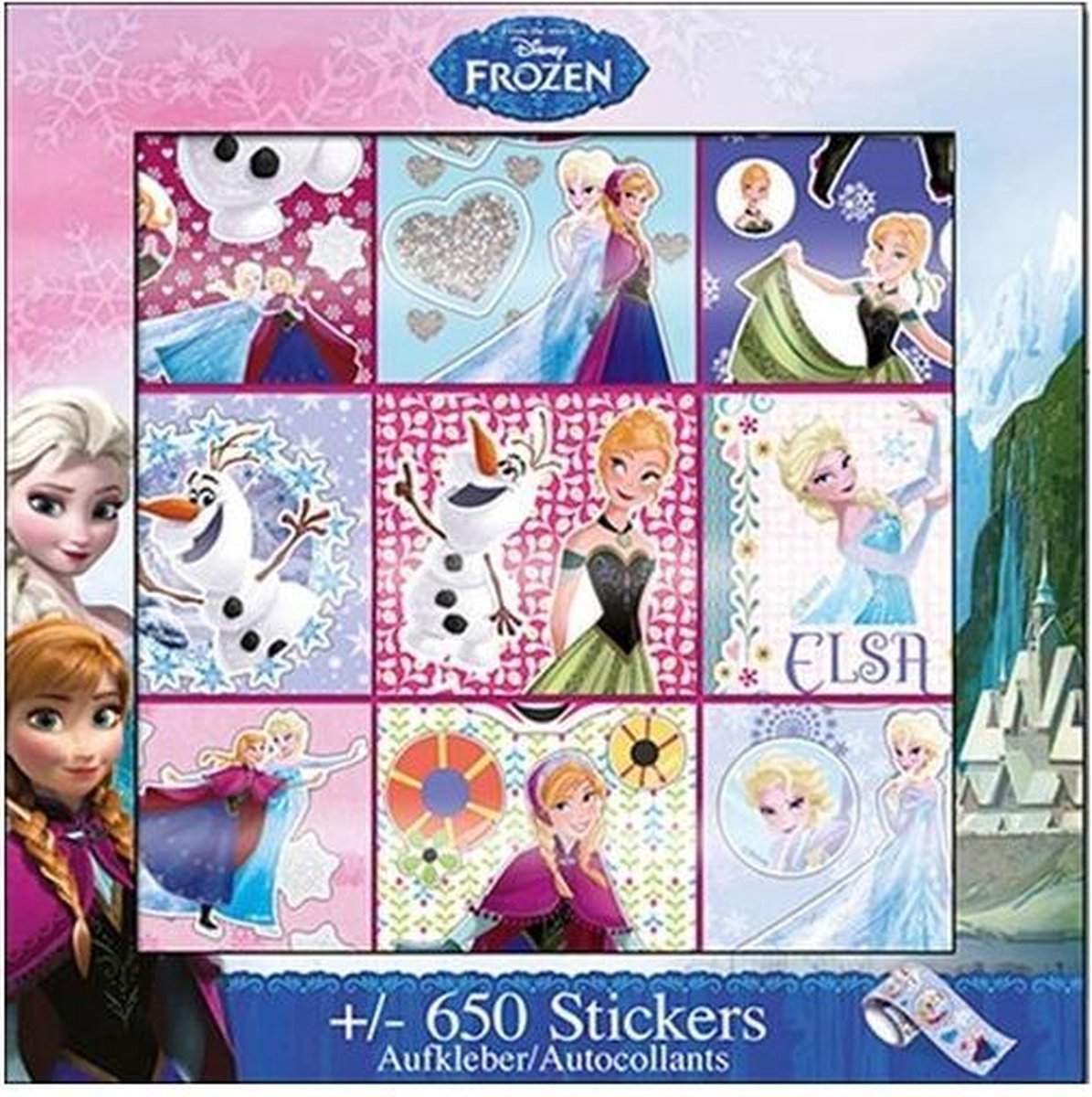 Sticker Geschenkdoos Disney Frozen 650-delig