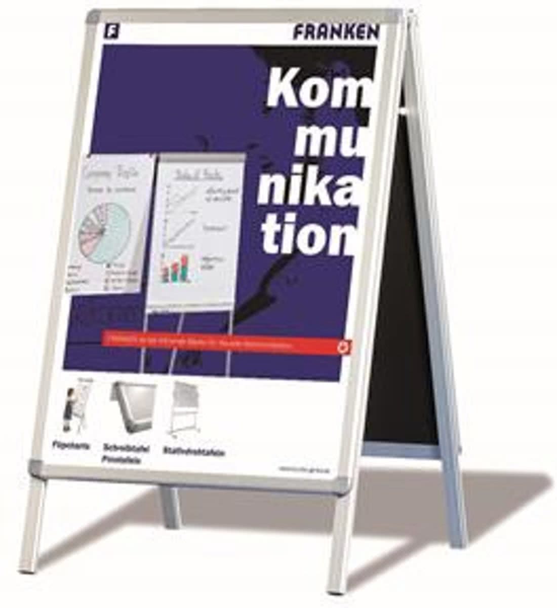 Stoepbord A2 poster In- & Outdoor aluminium Franken