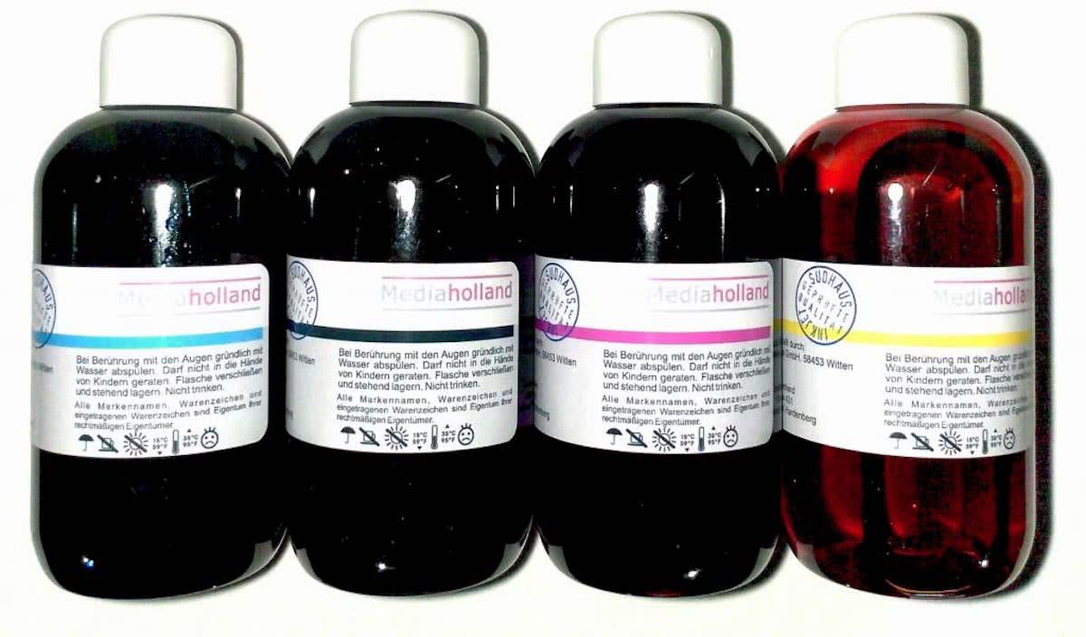 Canon CLI-8, CLI-521, CLI-526 Dye inkt 100 ml. Set 4 kleuren