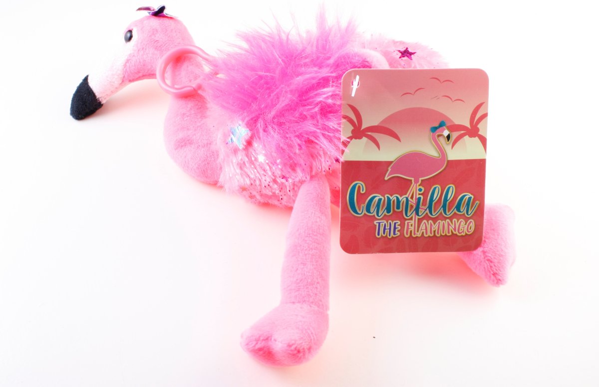 Sleutelhanger Roze Flamingo