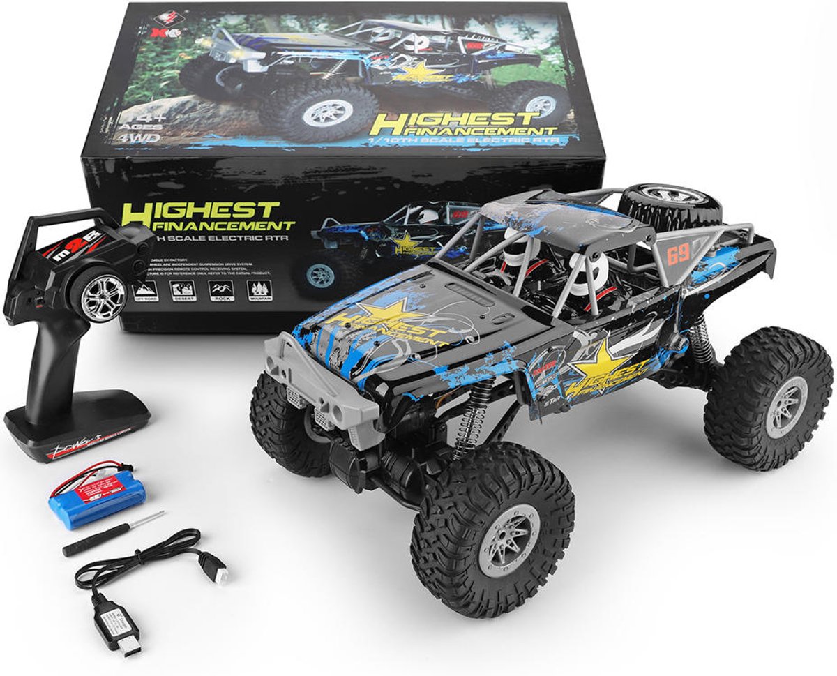 WlToys Monster Truck RTR 4WD - 2.4GHz - 15km/h - 1:10