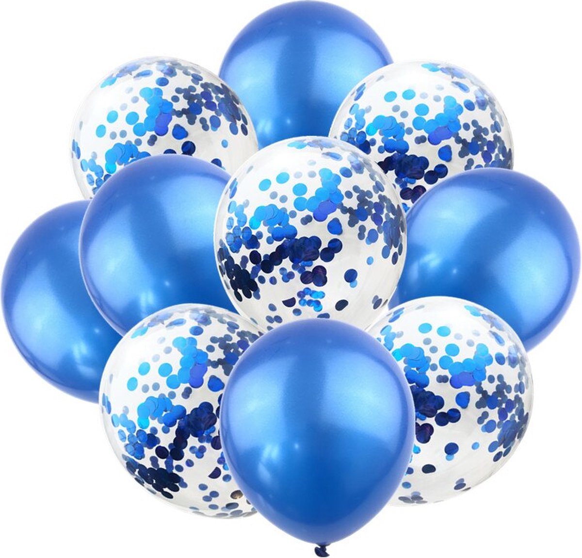 Blauw Transparant Ballon Kits Gelukkige Verjaardag Ballon Feestdecoraties Verjaardag Ball Set 10 stuks