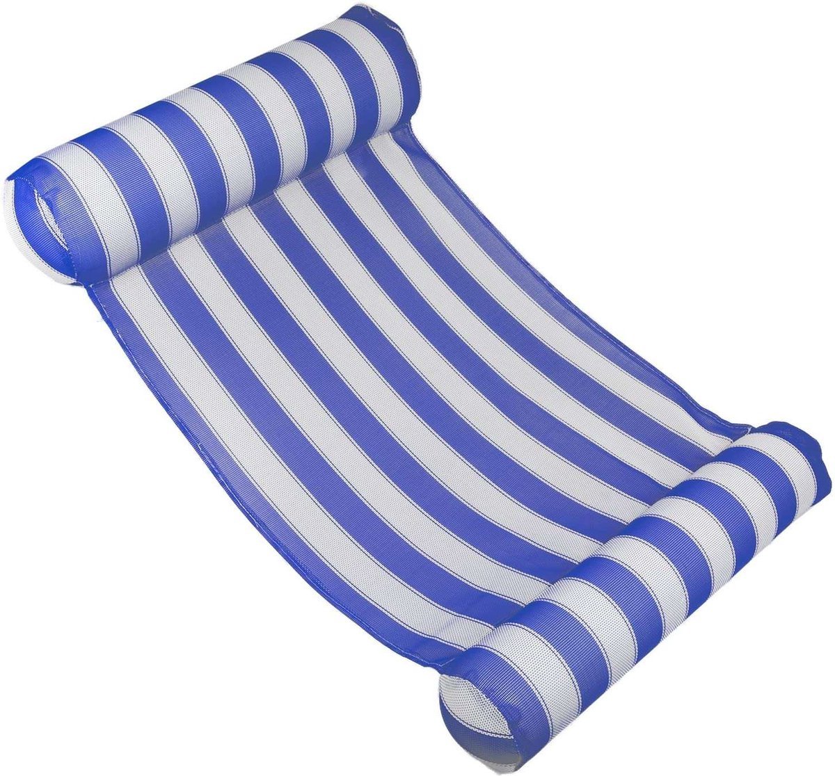 WVspecials Luxe Waterhangmat - Luchtmatras Zwembad Deluxe - Opblaasbare Hangmat - Blauw
