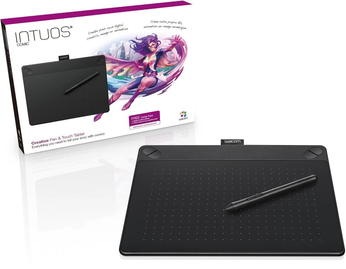 Wacom Intuos Comic Pen & Touch Medium - Tekentablet