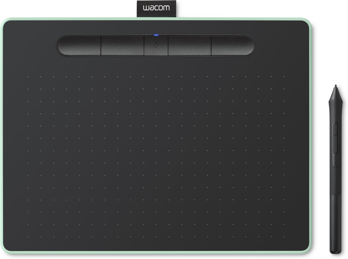 Wacom Intuos Pen & Bluetooth Medium - Tekentablet / Pistache