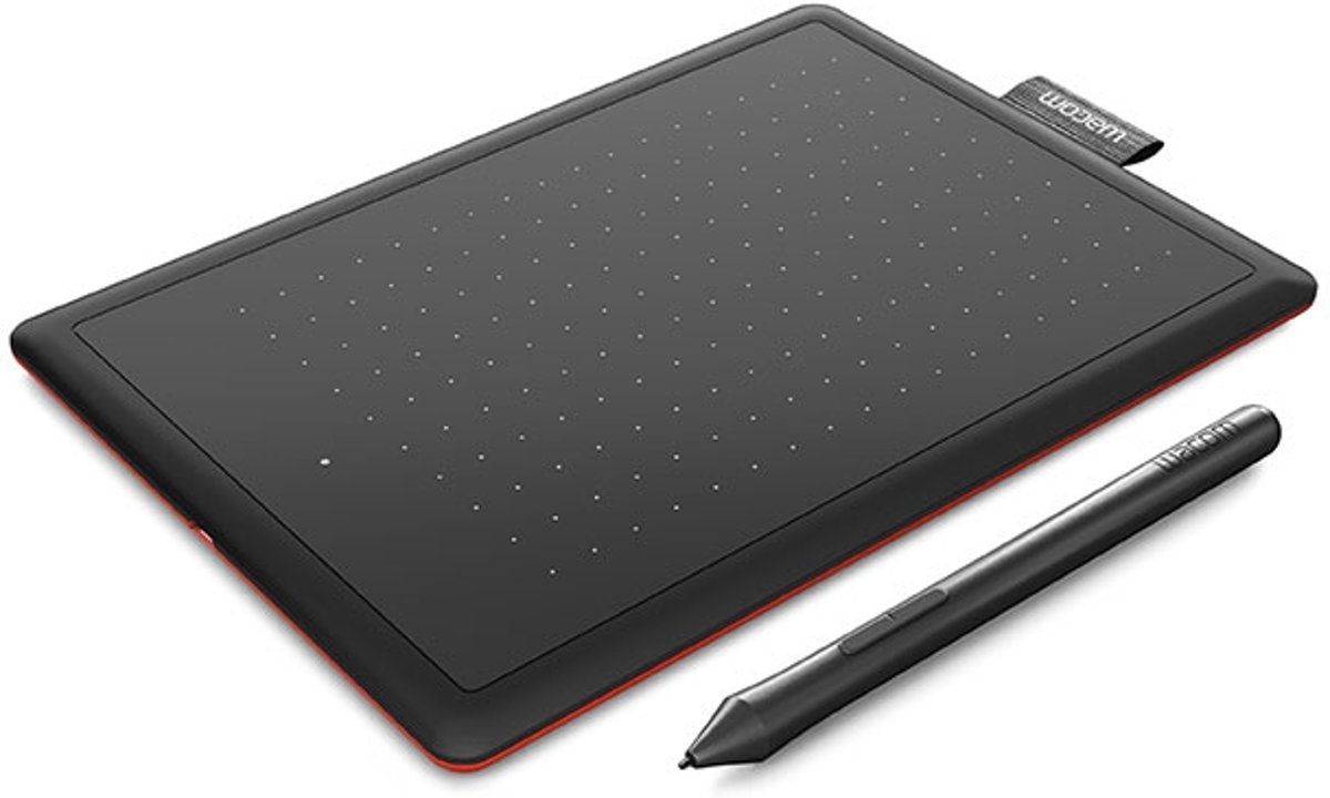 Wacom One by Medium 2540lpi 216 x 135mm USB Zwart grafische tablet