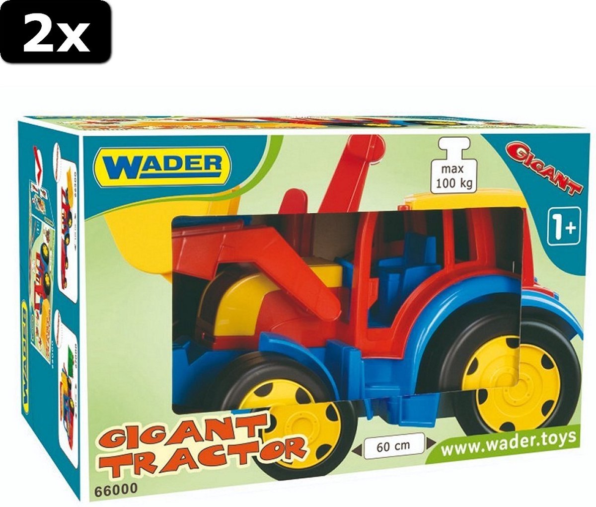 2x Wader Gigant Tractor 55cm 100kg