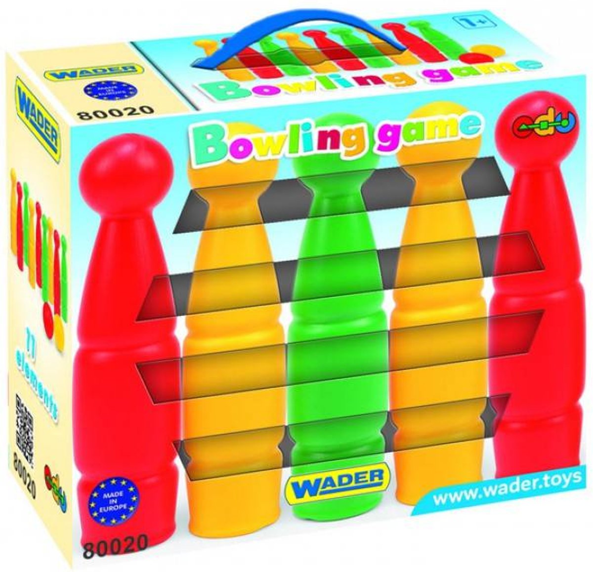 Bowlingset voor Binnen of Buiten, voor kinderen vanaf 1 jaar