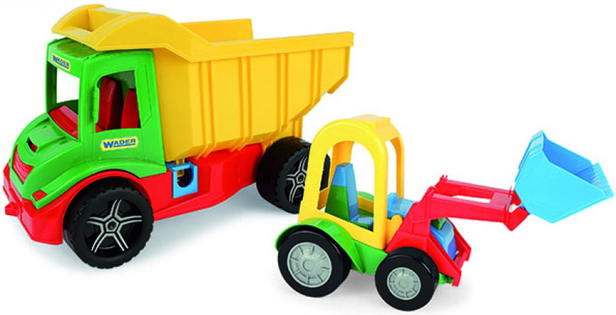 Wader - Multi Truck - Kiepwagen 38cm + Shovel 24cm