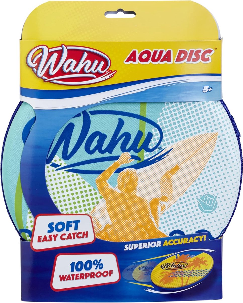   Aqua Disc   - Buitenspeelgoed - Strand - Waterdicht - Gooi speelgoed - 24 cm groot