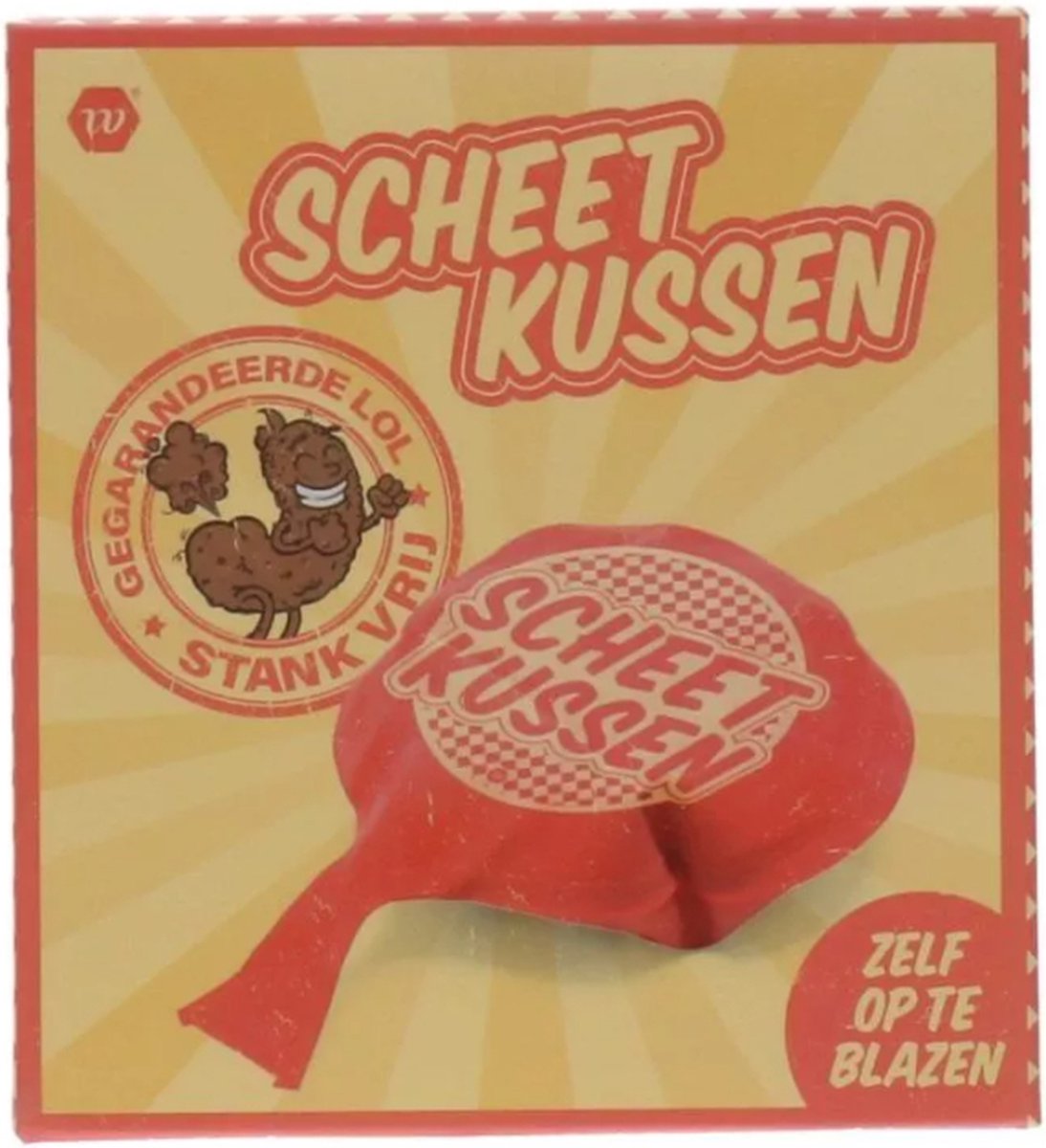 Scheetkussen - scheetzak - scheetkussen zelfopblazend - fopartikel - grappige cadeau