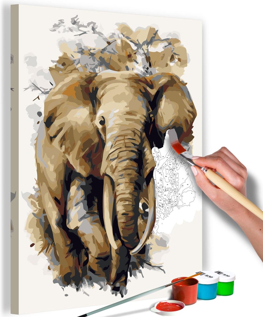 Doe-het-zelf op canvas schilderen - Beautiful Giant