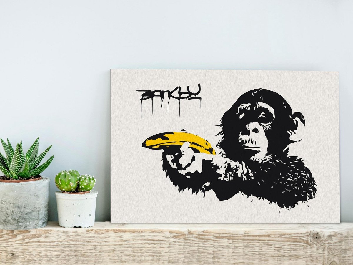 Doe-het-zelf op canvas schilderen - Fruit Weapon