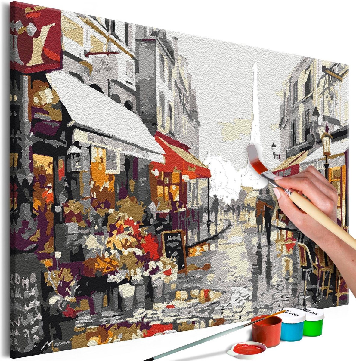 Doe-het-zelf op canvas schilderen - Life in Paris