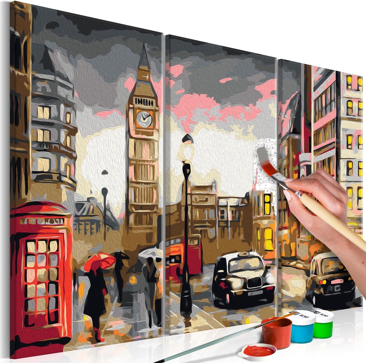 Doe-het-zelf op canvas schilderen - Streets Of London