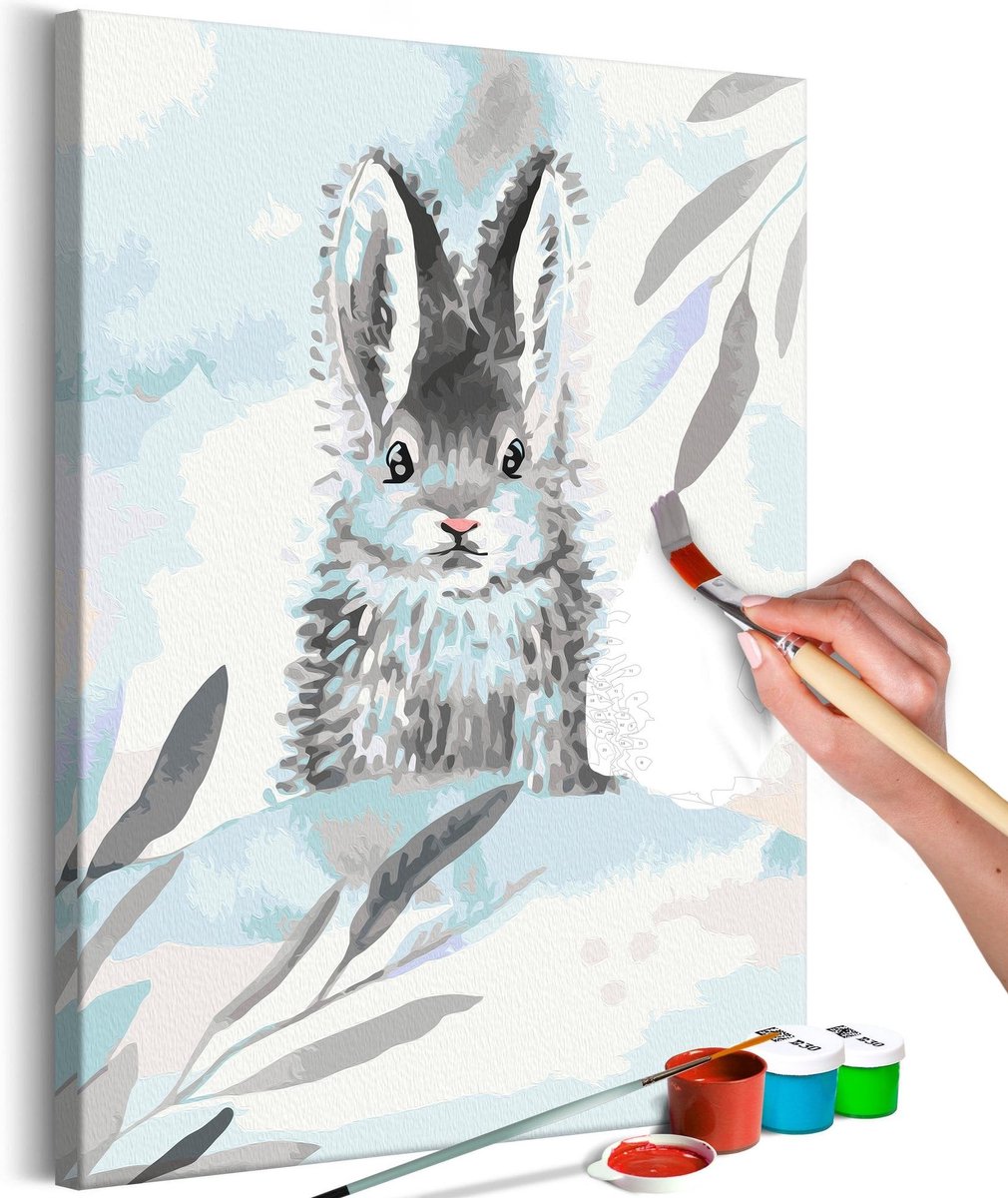 Doe-het-zelf op canvas schilderen - Sweet Rabbit