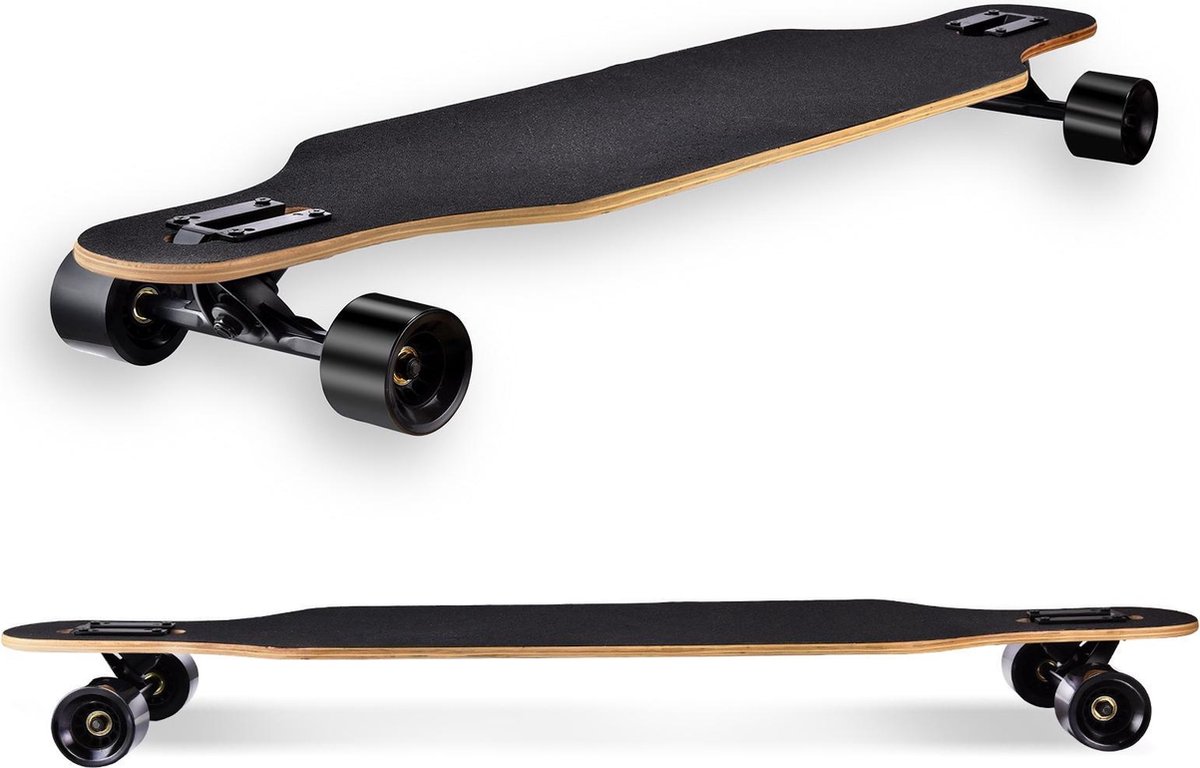 I Wannahave Longboard - 41 x 9 Inch - 105.5 cm - Max. Draagbaar 150KG ABEC PU Wielen Flash light deer