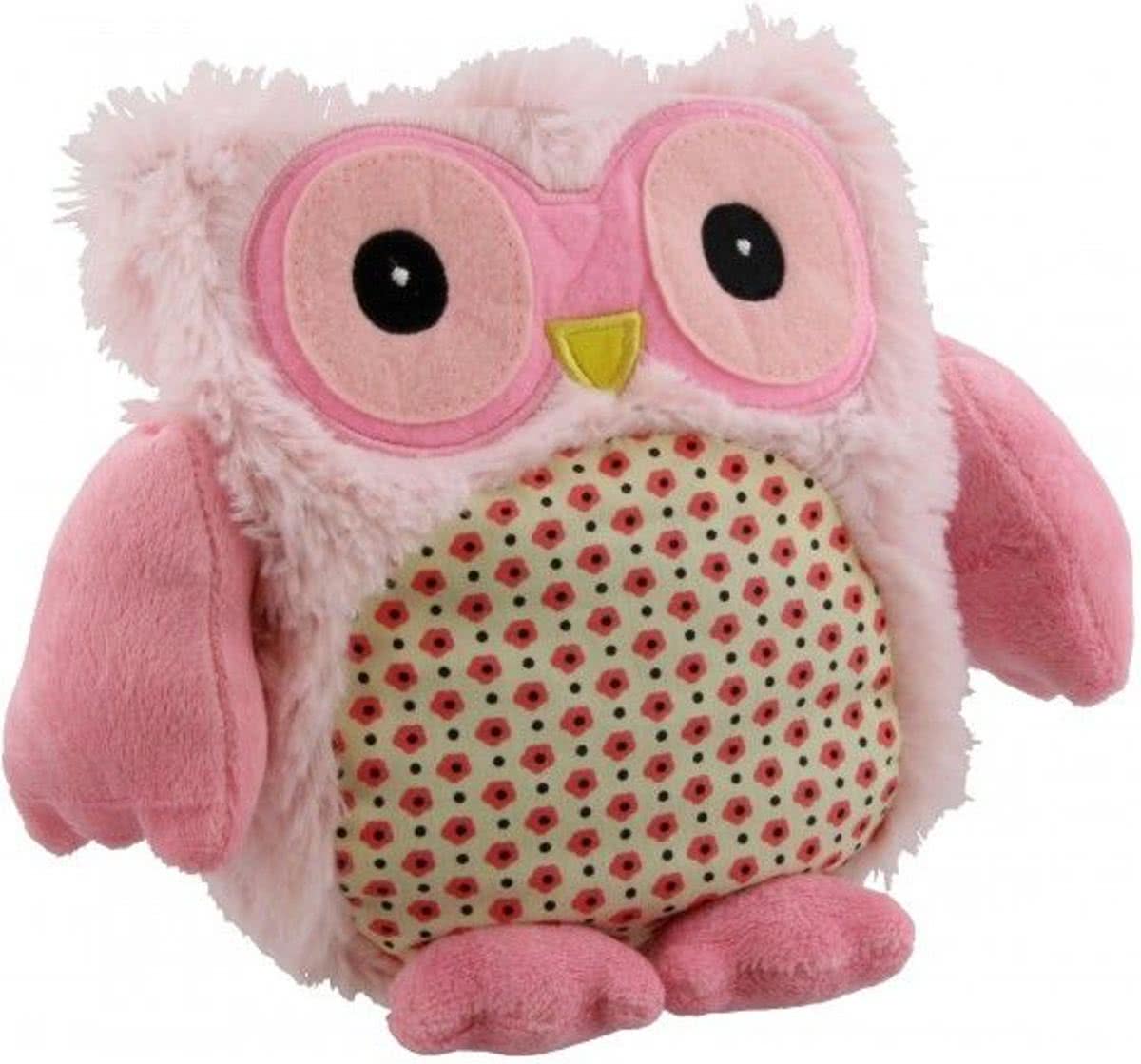 Warmies Uil Roze Magnetronknuffel Warmie