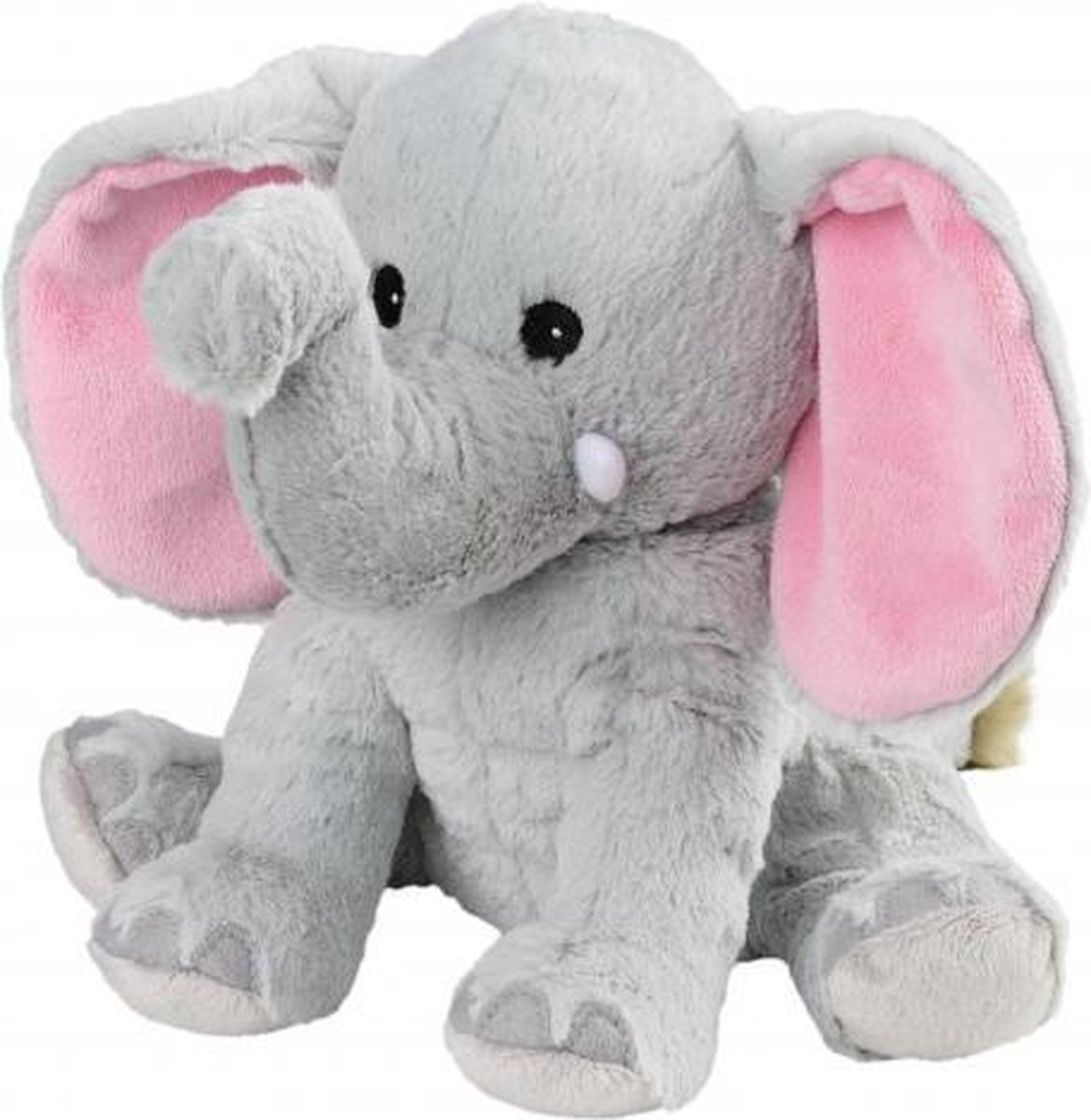 warmteknuffel olifant 29 cm grijs