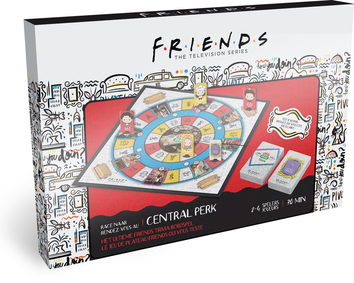 Friends - Race naar Central Perk - Trivia bordspel