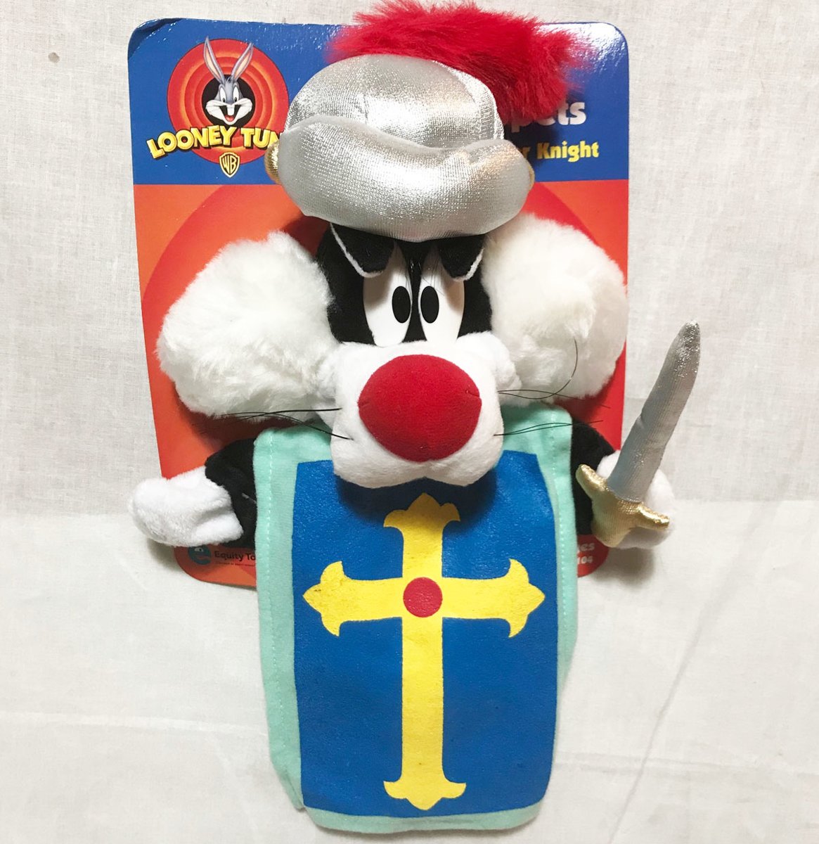 Looney Tunes Sylvester Als Ridder Poppekast-pop