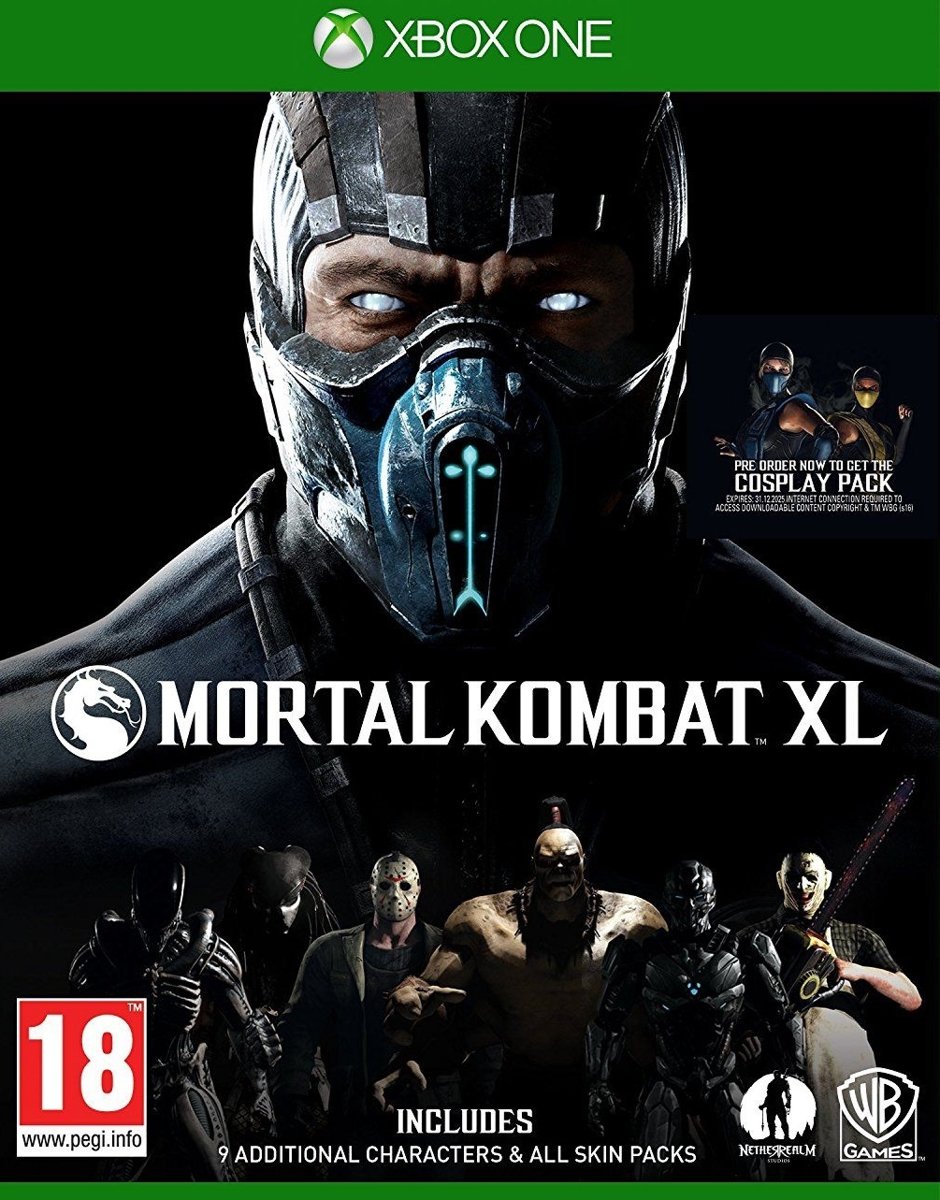 Warner Bros Mortal Kombat XL, Xbox One video-game Basis Engels, Italiaans