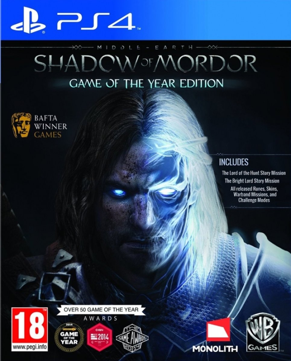 Middle-Earth: Shadow of Mordor - Game of the Year Edition /PS4