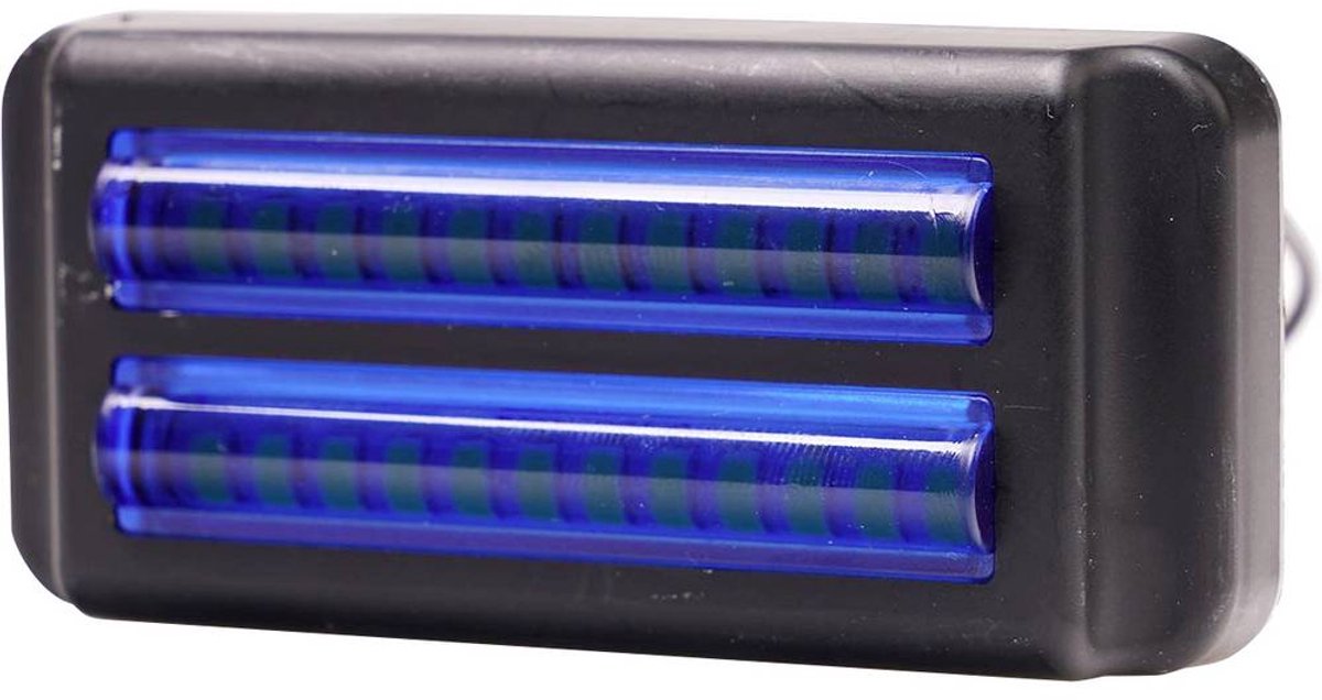 WAS 2470 Frontflitser 12 V/DC, 24 V/DC werkt op boordnet Opbouw Blauw