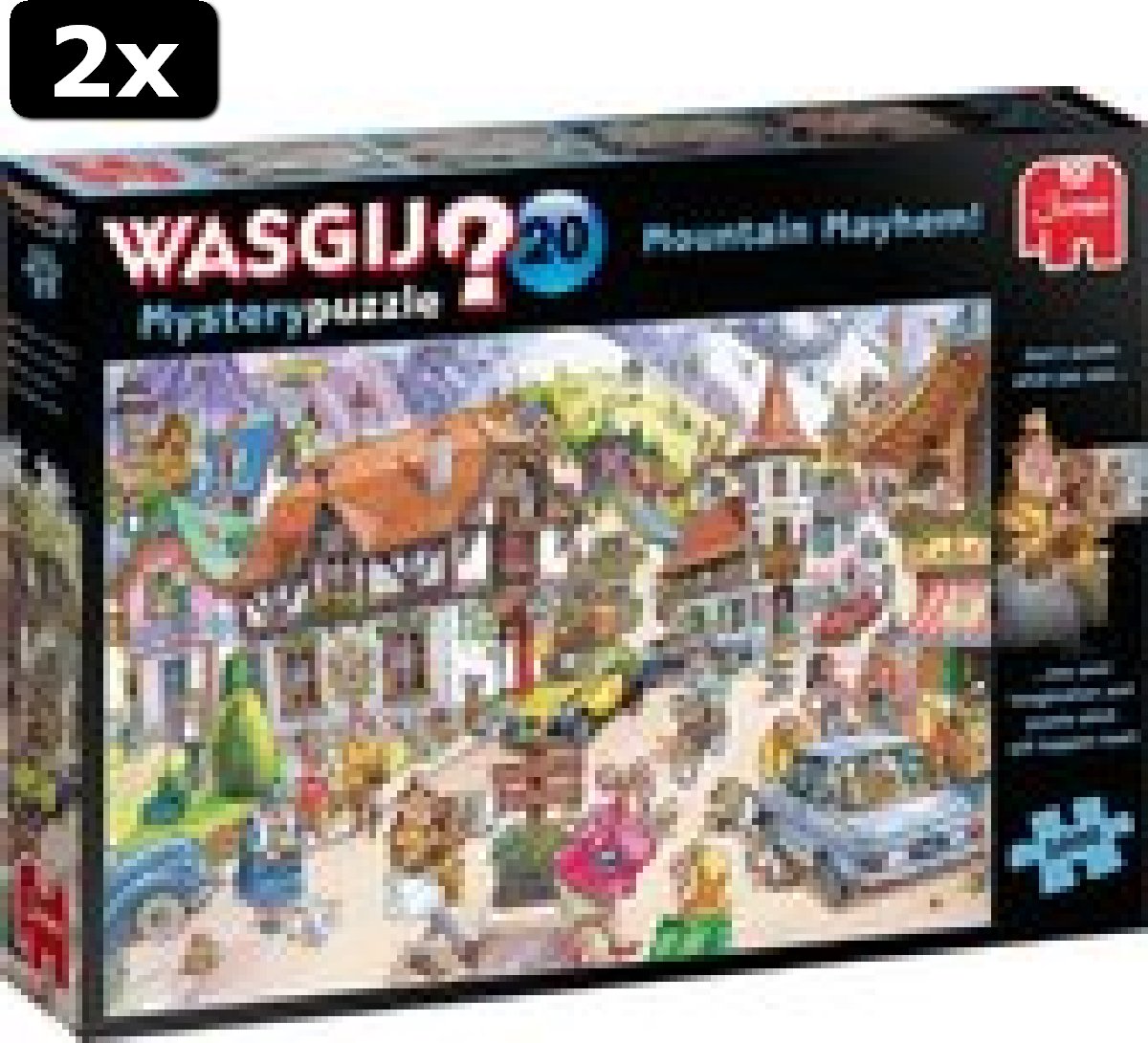 2x Wasgij Mystery 20 Vakantie in de Bergen! puzzel - 1000 stukjes