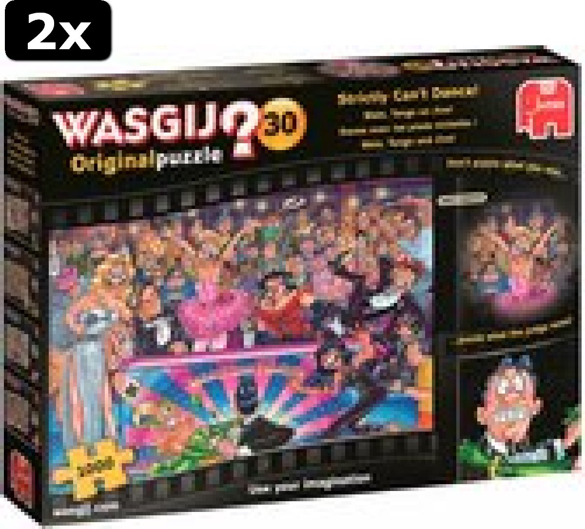 2x Wasgij Original 30 Wals, Tango en Jive! puzzel - 1000 Stukjes