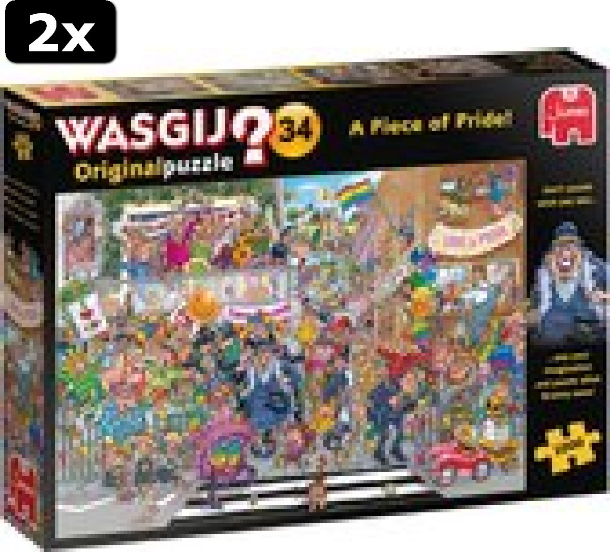 2x Wasgij Original 34 Een stukje Pride! puzzel - 1000 stukjes