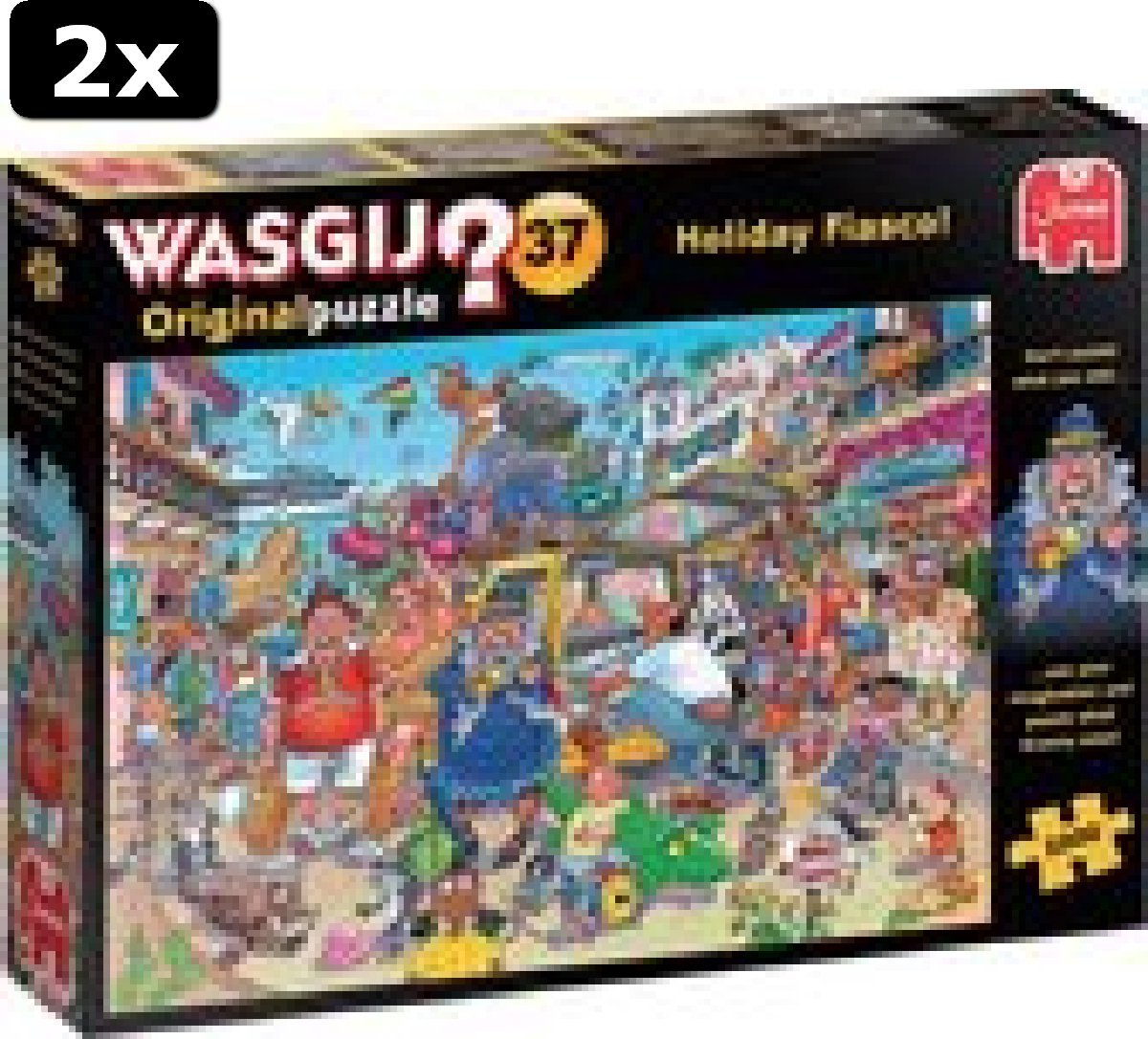 2x Wasgij Original 37 Vakantiefiasco puzzel - 1000 stukjes