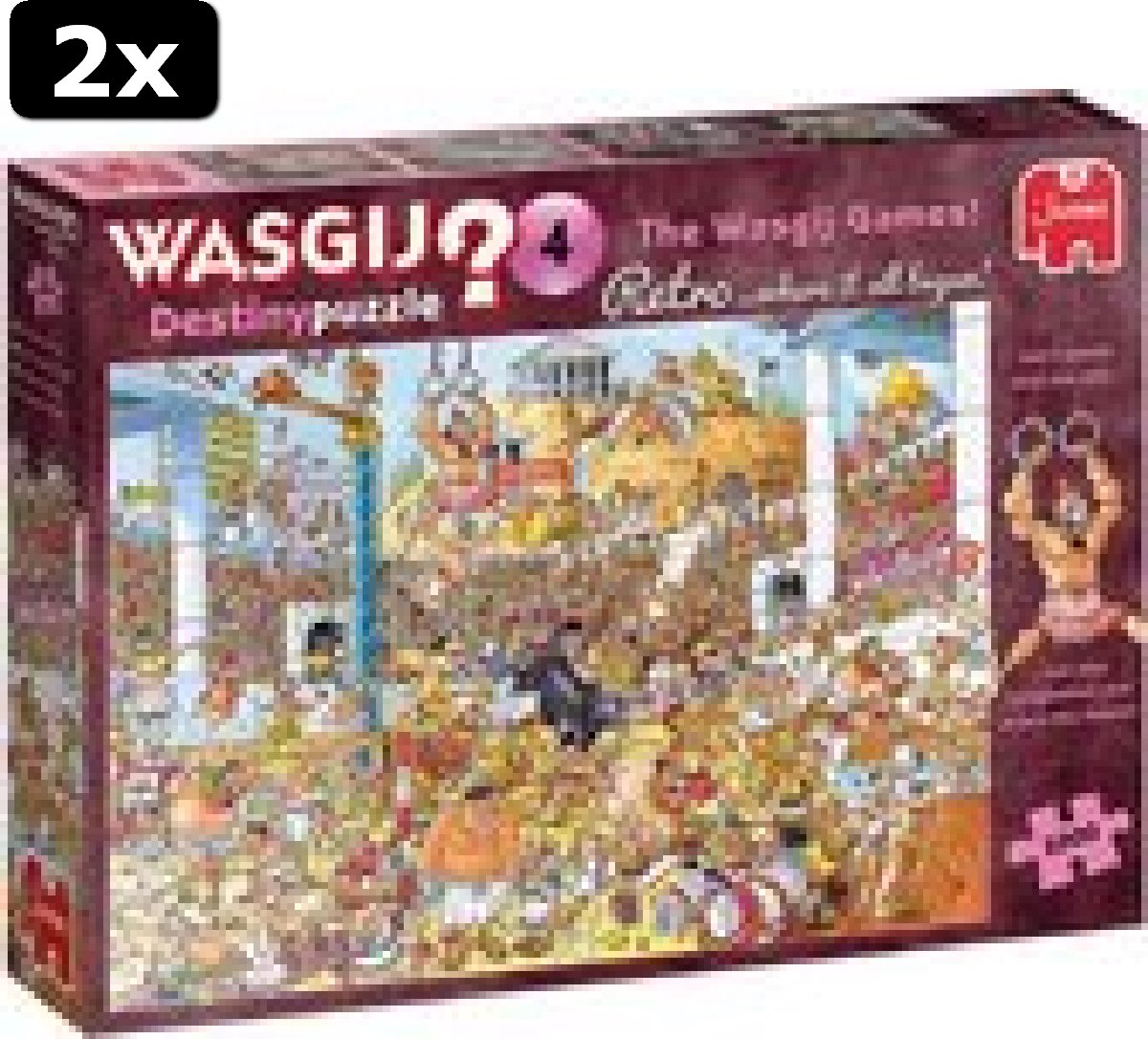 2x Wasgij Retro Destiny 4 De Wasgij Spelen! puzzel - 1000 Stukjes