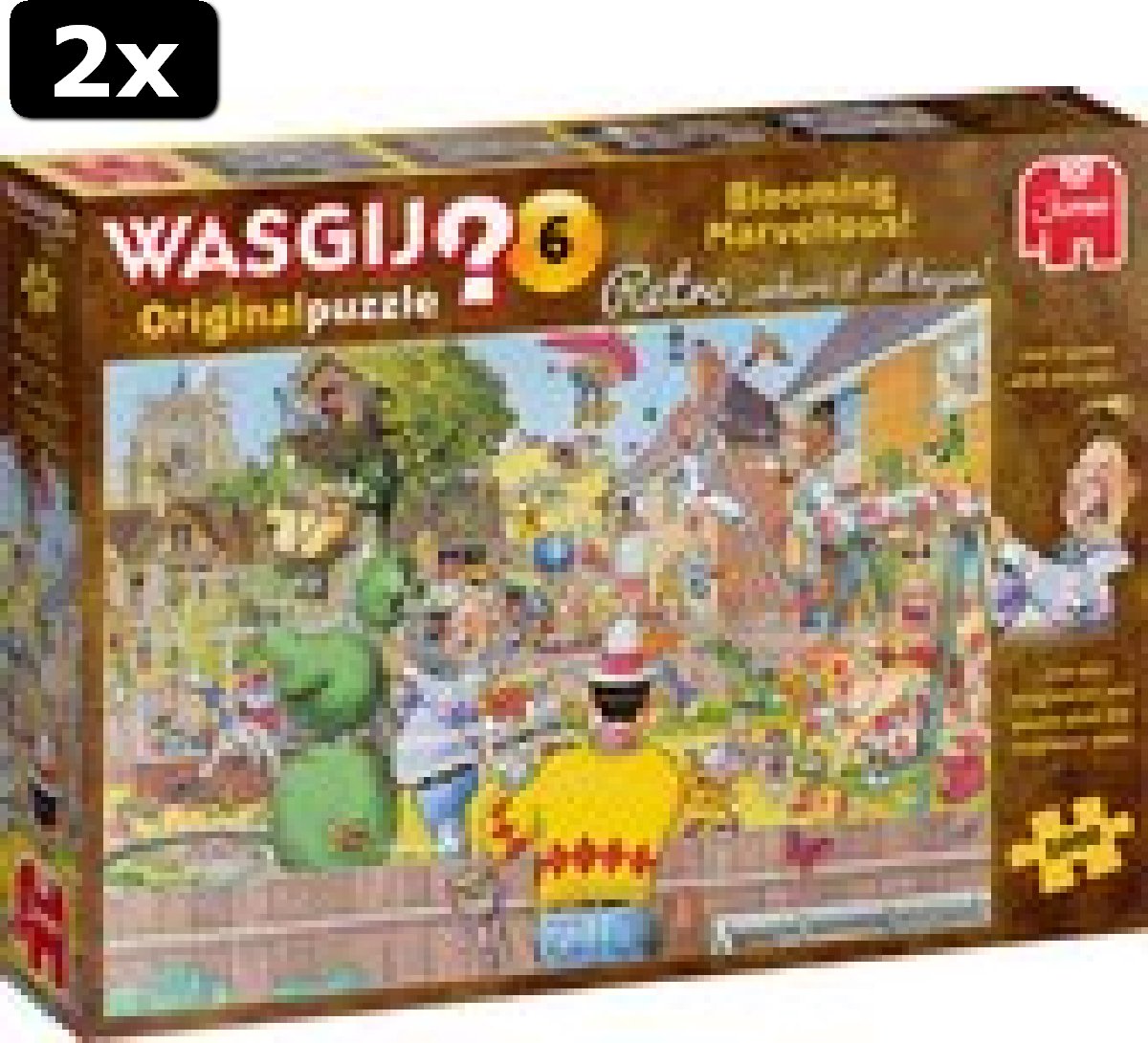 2x Wasgij Retro Original 6 Het Groeit Als Kool puzzel - 1000 stukjes