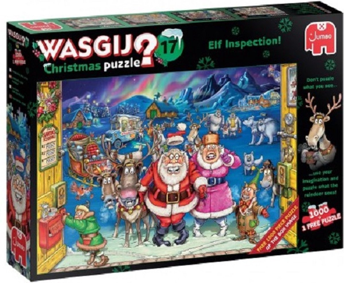 Wasgij Christmas 17 Elfinspectie puzzel - 2x1000 stukjes