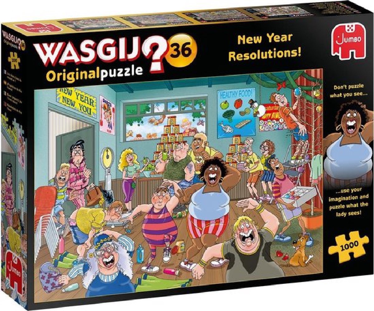 Wasgij Original 36 Goede Voornemens! puzzel - 1000 stukjes