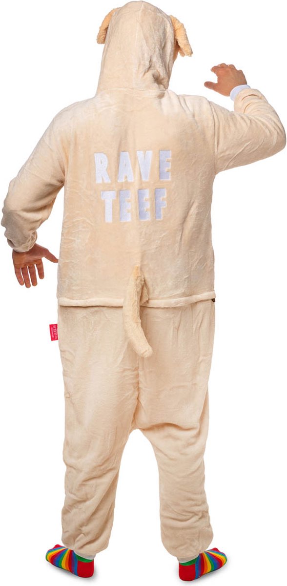 Honden onesie - Dieren onesie - Verkleedkleding - Rave teef - Maat M/L