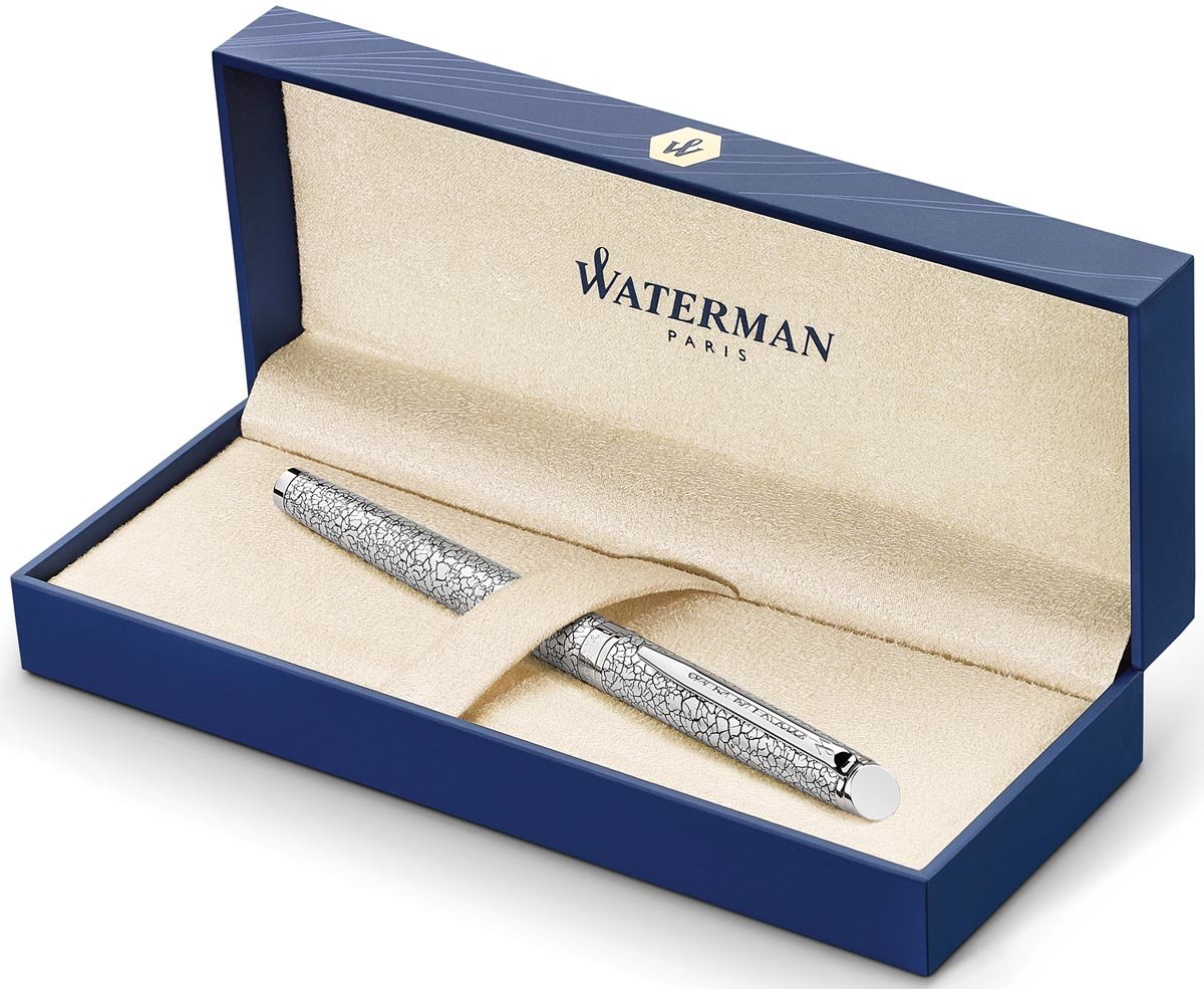 Waterman HÉMISPHÈRE vulpen Zwart, Roestvrijstaal Cartridge filling system