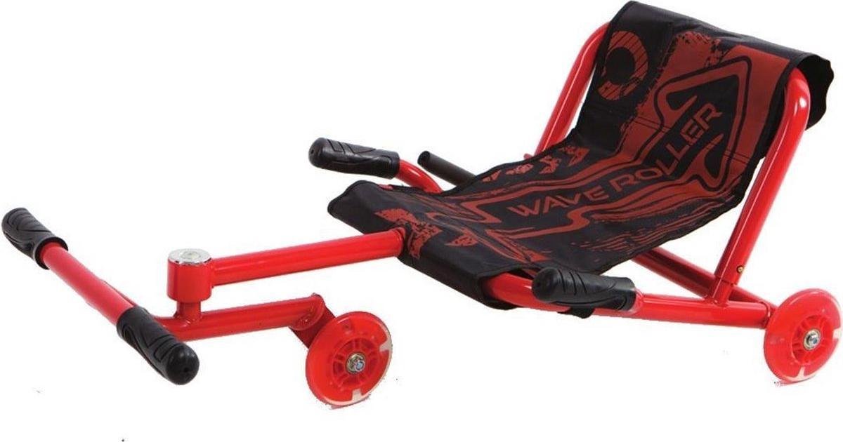 Rood EzyRoller-Waveroller- Skelter- ezy roller- wave roller-ligfiets-kart-buitenspeelgoed