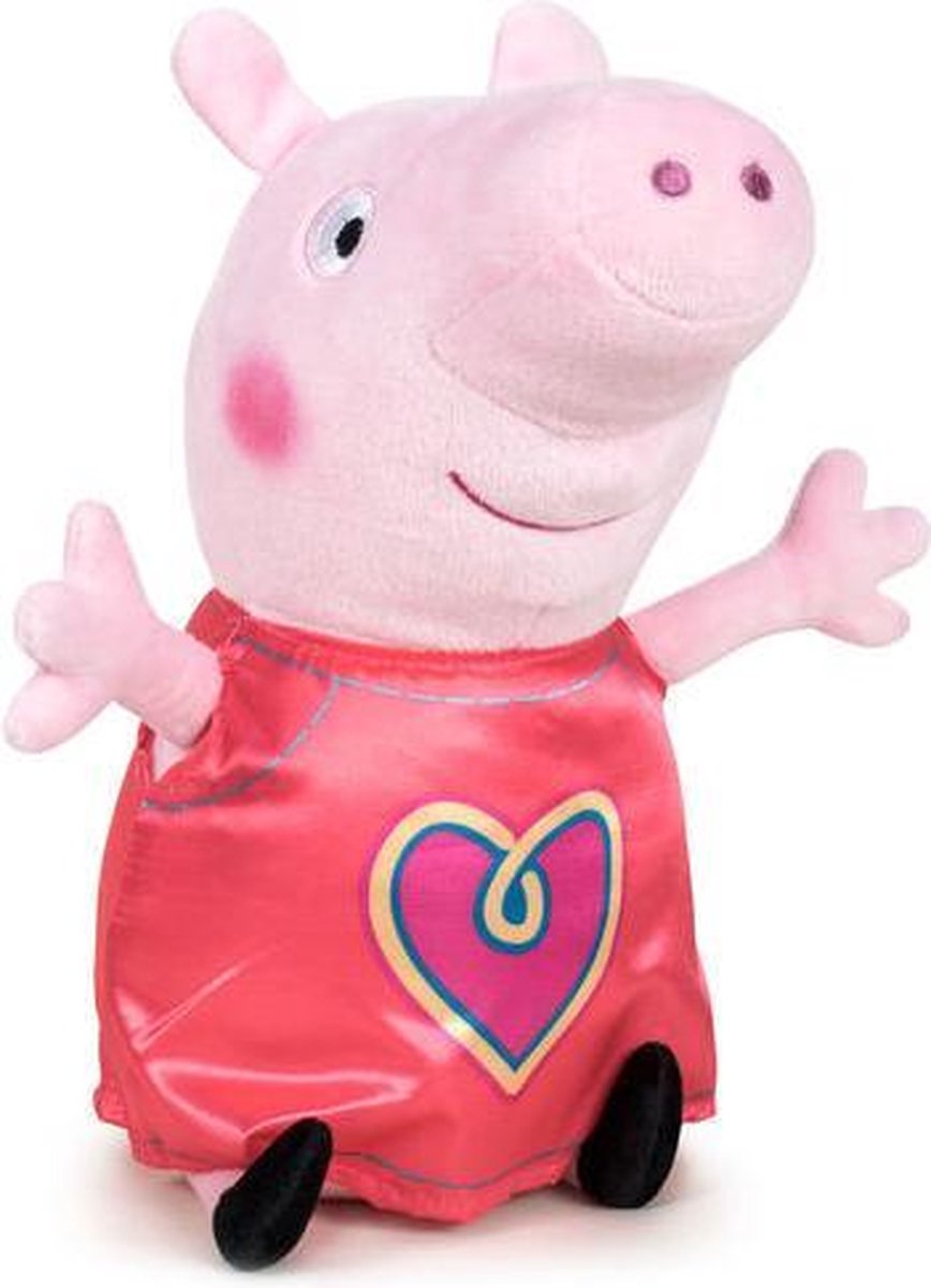 PEPPA PIG assorted plush toy 20 cm hartje