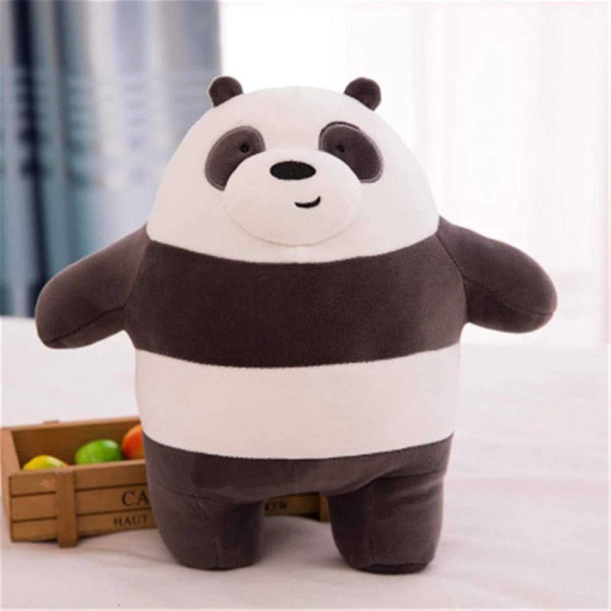 We Bare Bears - Knuffelbeer - Knuffel - Pluche - Naakte panda beer - Staand