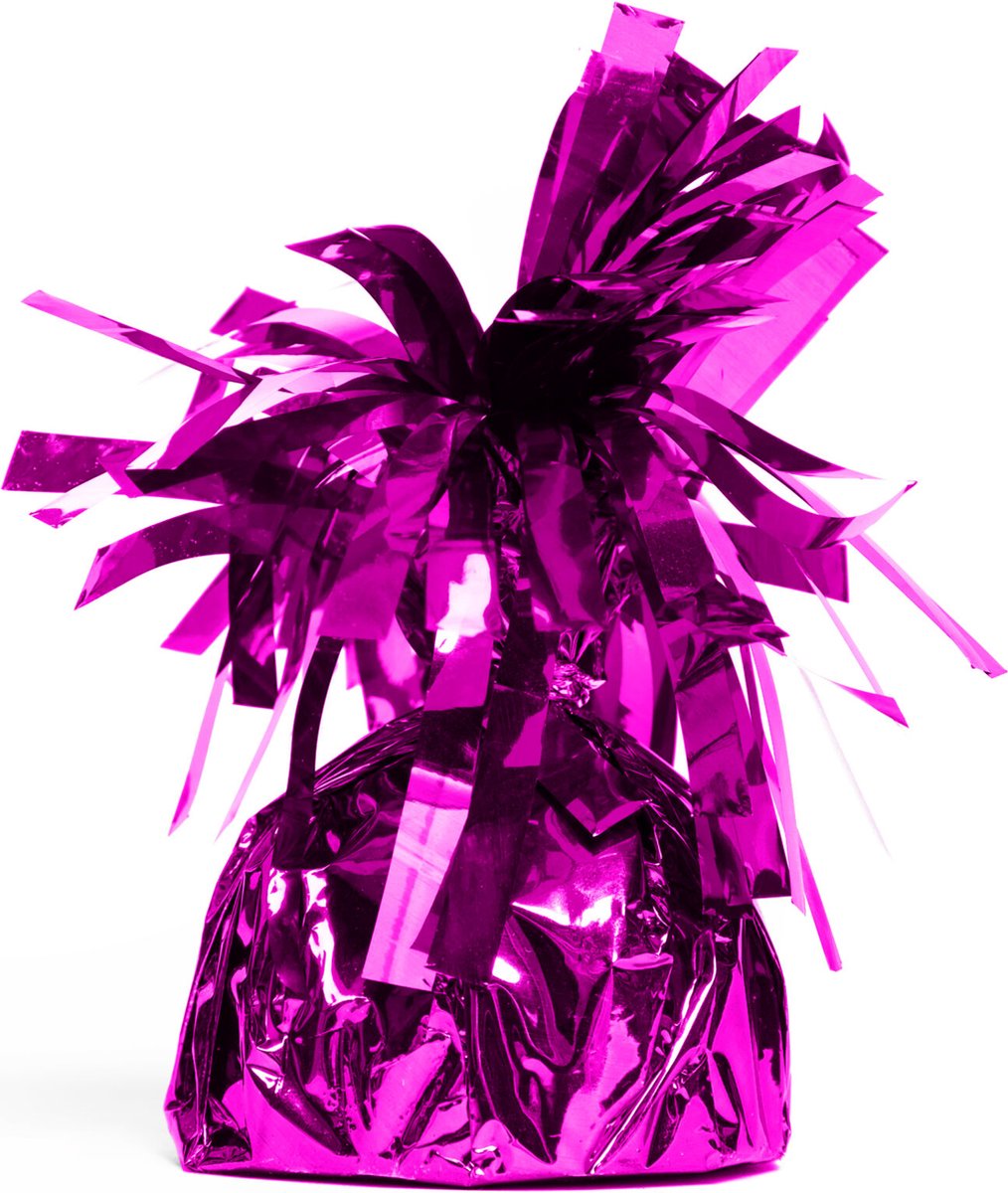 12x Ballon gewichtje Paars 170 gram -   Gewicht Ballonnen Feest Accesoires Thema Party Tafeldecoratie Tafel Decoratie