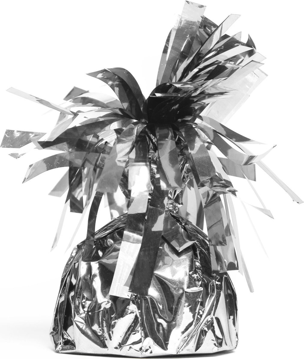 36x Ballon gewichtje Zilver 170 gram -   Gewicht Ballonnen Feest Accesoires Thema Party Tafeldecoratie Tafel Decoratie