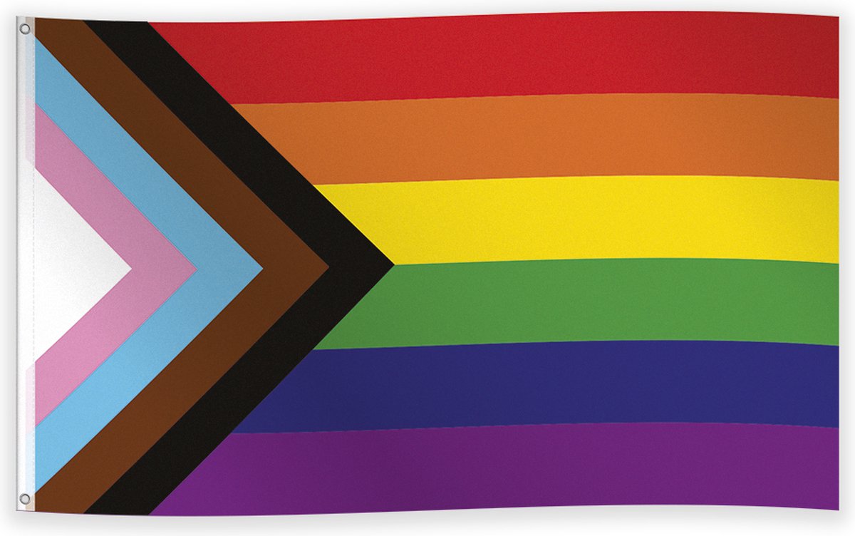 Progress Pride vlag 90 x 150cm